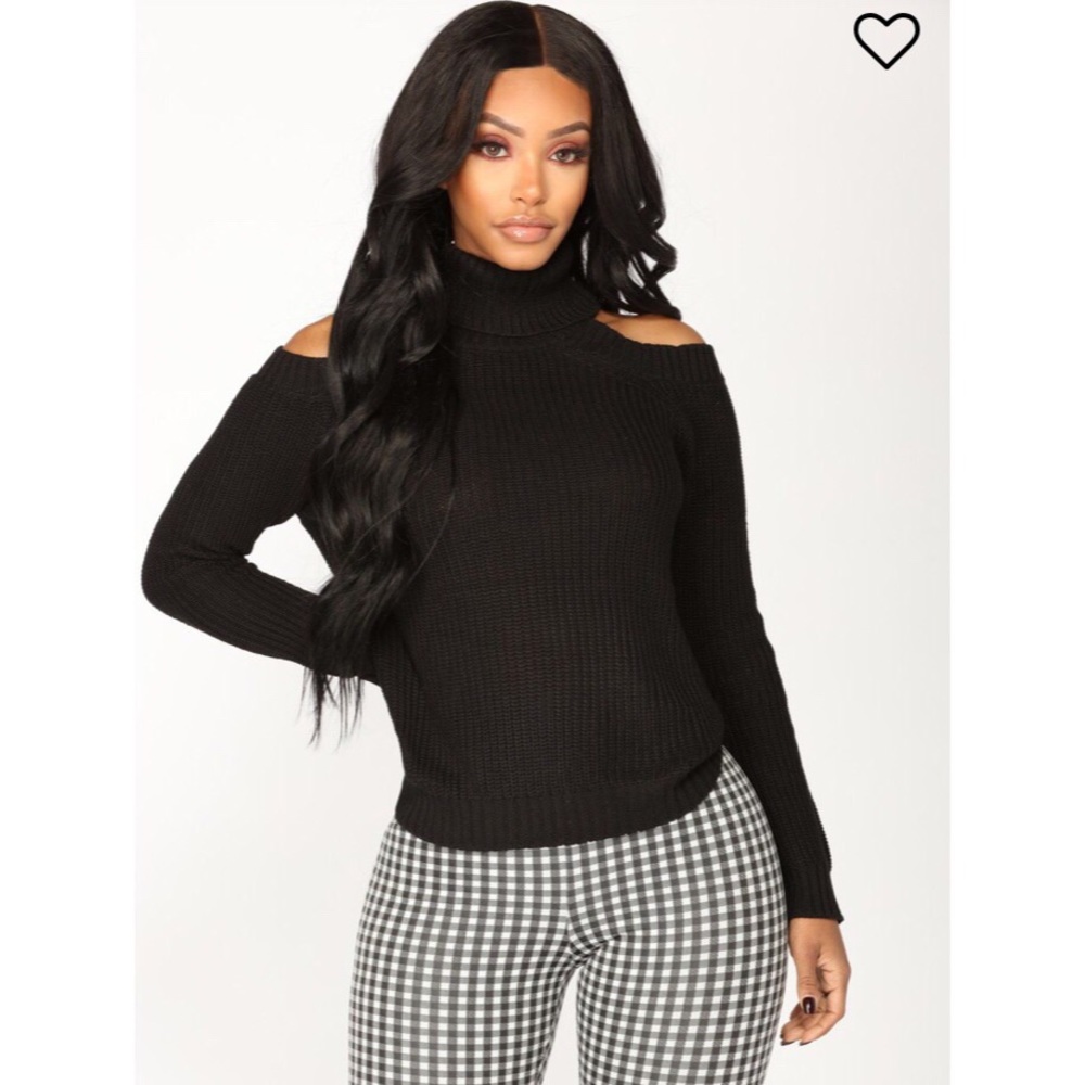 Cold shoulder shirt/sweater